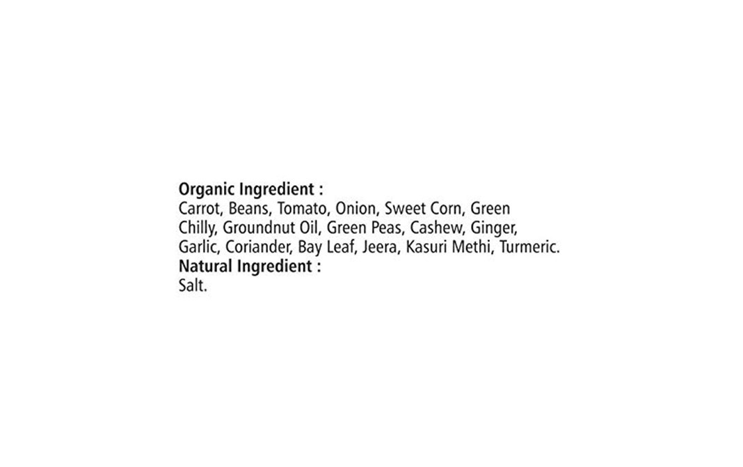 Vegiorganic Organic Vegetable Kadai    Pack  300 grams